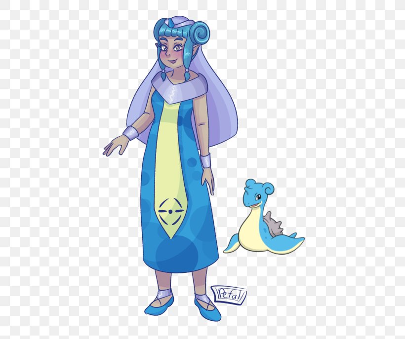 Lapras Pokémon GO Moe Anthropomorphism Art, PNG, 500x687px, Lapras, Art, Cartoon, Clothing, Costume Download Free