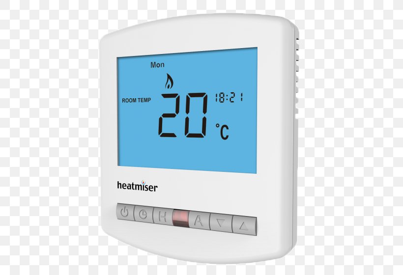 Programmable Thermostat Underfloor Heating Room Thermostat Central Heating, PNG, 478x560px, Thermostat, Boiler, Central Heating, Control System, Electricity Download Free