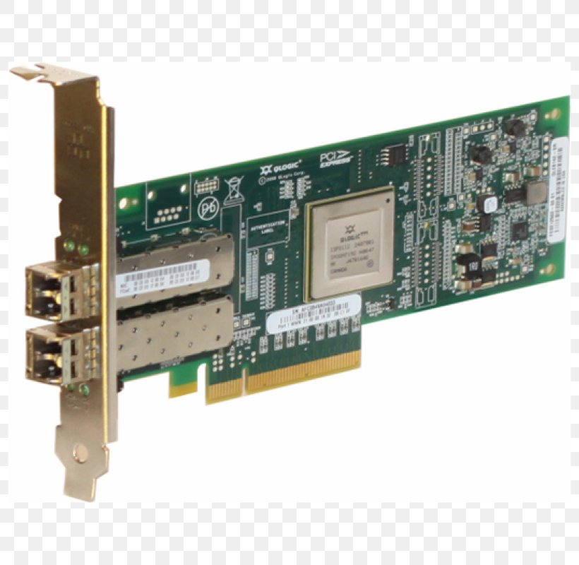 Converged Network Adapter 10 Gigabit Ethernet Network Cards & Adapters PCI Express Fibre Channel Over Ethernet, PNG, 800x800px, 10 Gigabit Ethernet, Converged Network Adapter, Adapter, Computer Component, Computer Hardware Download Free