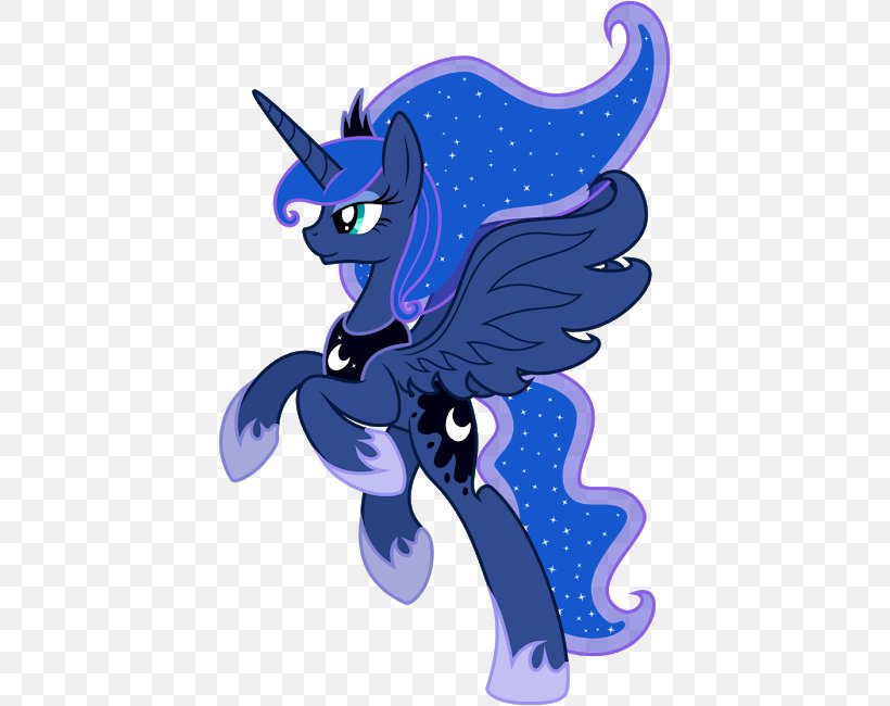 Pony Princess Luna, PNG, 417x650px, Pony, Cartoon, Cobalt Blue, Deviantart, Drawing Download Free