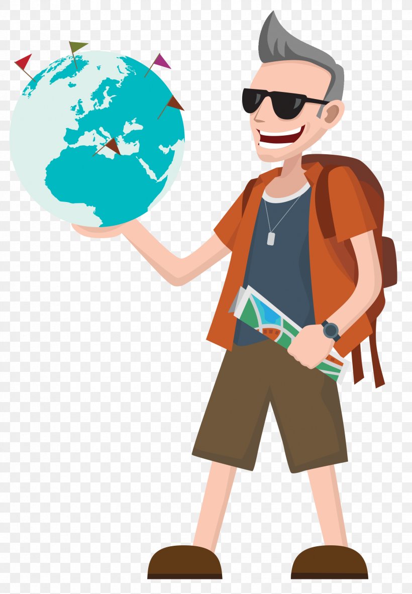Vector Graphics Tourism Travel Clip Art, PNG, 1751x2526px, Tourism, Accommodation, Art, Cartoon, Fictional Character Download Free