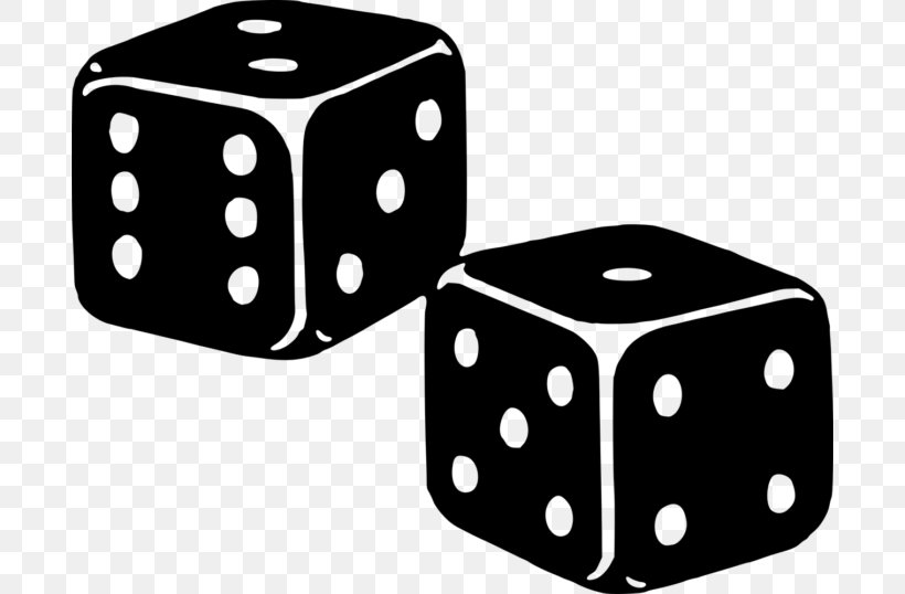 Dice Clip Art, PNG, 690x538px, Dice, Autocad Dxf, Black And White, Cube, Dice Game Download Free