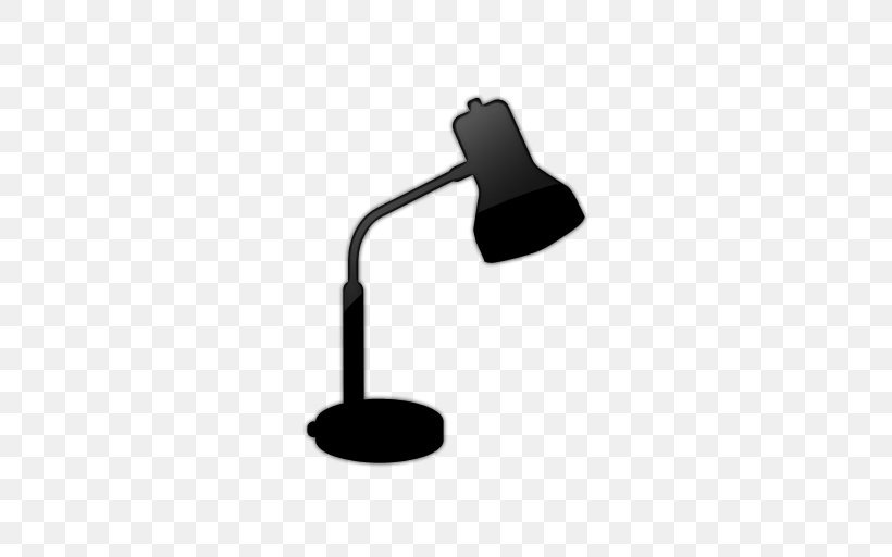 Lamp Desk Light Clip Art, PNG, 512x512px, Lamp, Audio, Black And White, Desk, Incandescent Light Bulb Download Free