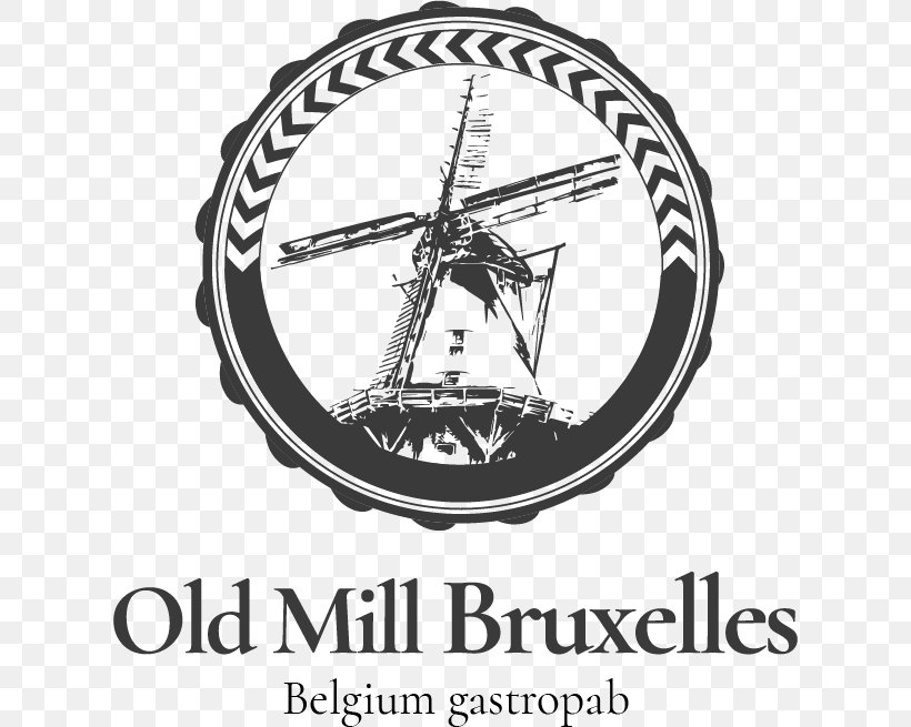 Old Mill Bruxelles Waffle Restaurant Breakfast Cafe, PNG, 616x655px, Waffle, Airport, Bar, Black And White, Brand Download Free