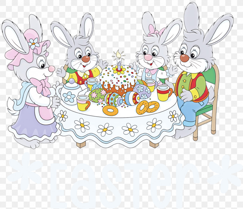 Easter Bunny Easter Day, PNG, 2999x2582px, Easter Bunny, Cartoon, Easter Day, Easter Egg, Easter Food Download Free