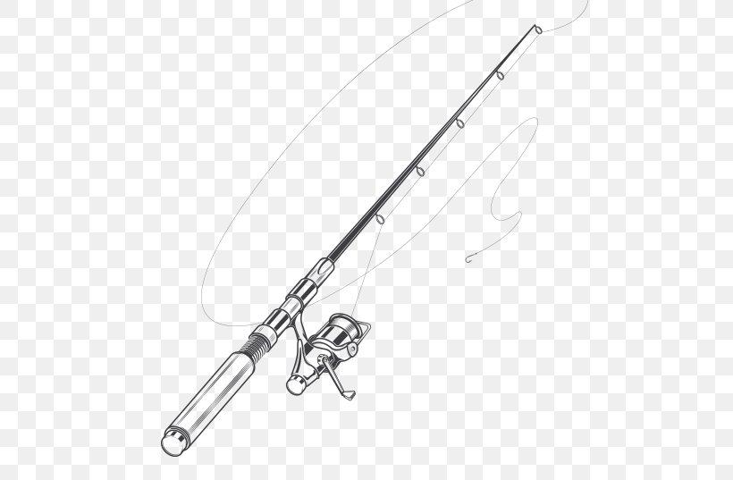 Fishing Rods Drawing Spin Fishing Clip Art, PNG, 508x537px, Fishing Rods, Bank Fishing, Black And White, Drawing, Fishing Download Free