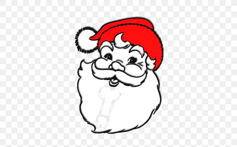 Santa Claus Christmas Tree Drawing Coloring Book, PNG, 500x507px, Watercolor, Cartoon, Flower, Frame, Heart Download Free