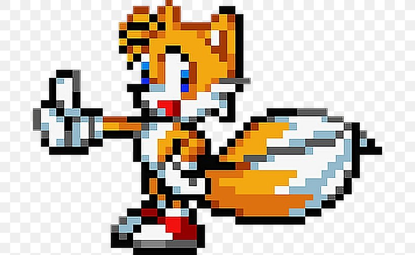 Tails Sprite Sonic The Hedgehog, PNG, 690x504px, Tails, Art, Bit, Game, Gfycat Download Free