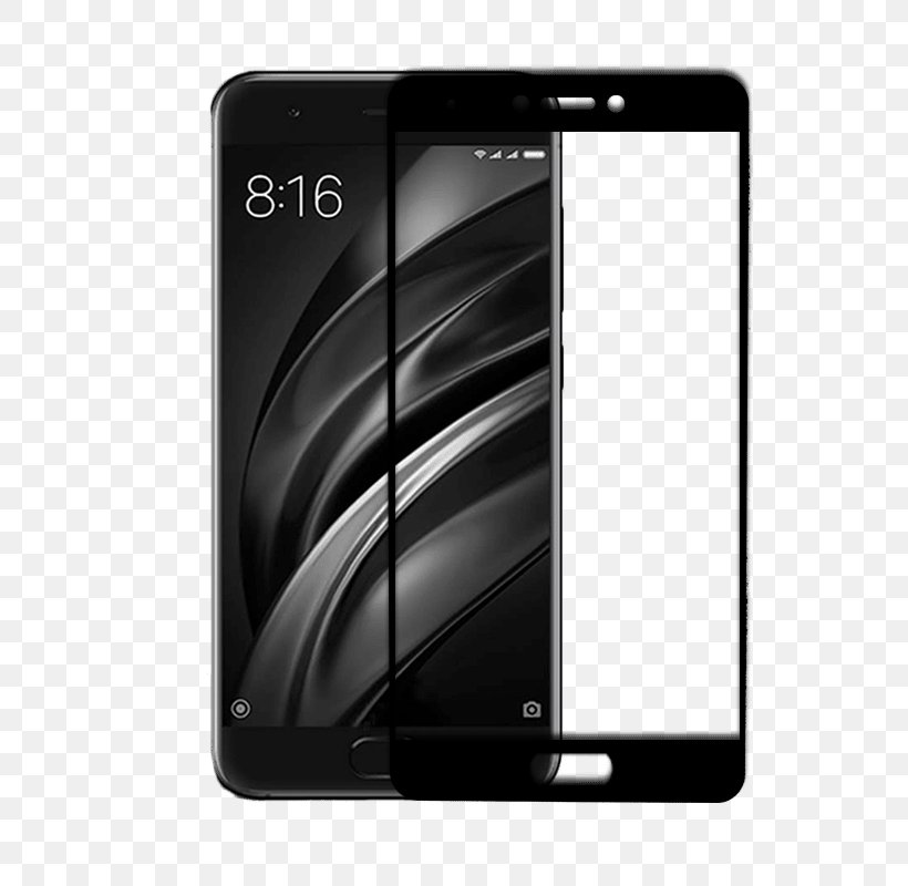 Xiaomi Mi 5X Xiaomi Mi 6 Screen Protectors Toughened Glass, PNG, 700x800px, Xiaomi Mi 6, Android, Black, Black And White, Communication Device Download Free
