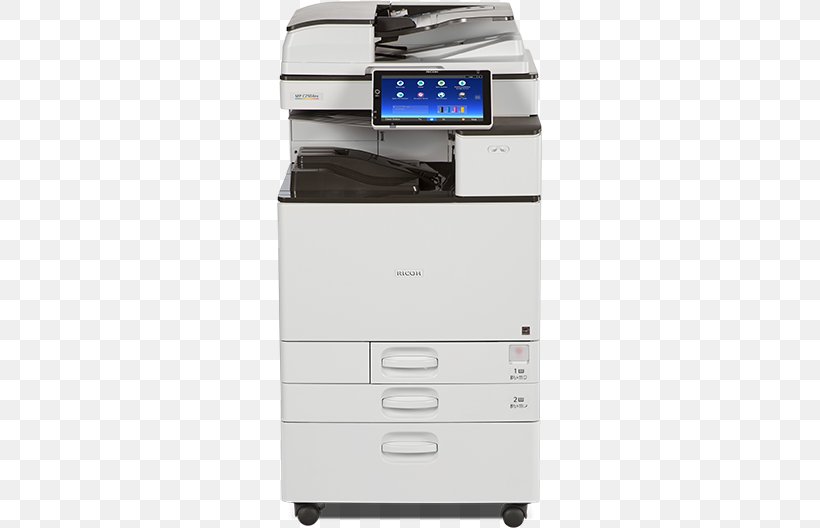 Multi-function Printer Ricoh Photocopier Savin, PNG, 504x528px, Multifunction Printer, Business, Color Printing, Electronic Device, Fax Download Free