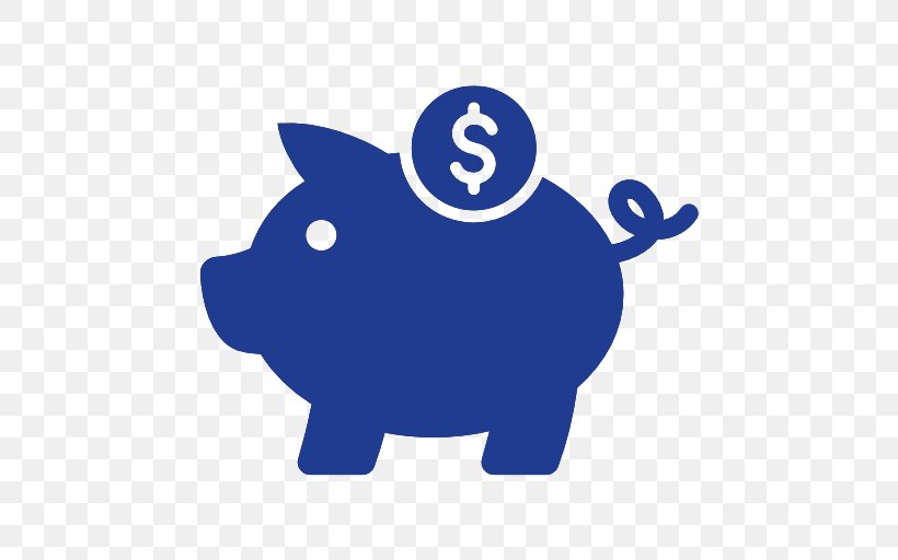Piggy Bank Finance Saving Money, PNG, 512x512px, Piggy Bank, Bank, Bank Account, Blue, Finance Download Free