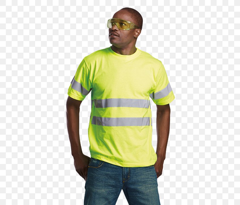 T-shirt Sleeve High-visibility Clothing Workwear, PNG, 700x700px, Tshirt, Arm, Brand, Clothing, Crew Neck Download Free