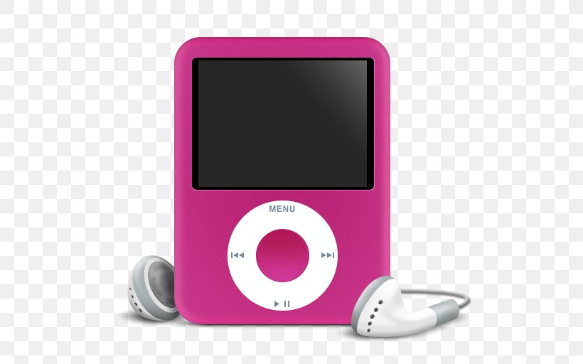IPod Shuffle IPod Touch IPod Nano Portable Media Player, PNG, 512x512px, Watercolor, Cartoon, Flower, Frame, Heart Download Free