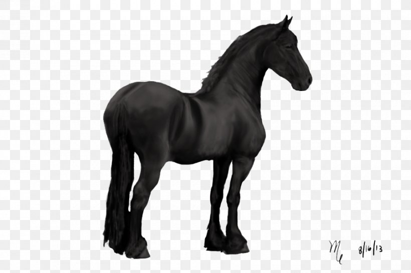 Friesian Horse American Quarter Horse Stallion Mustang Black, PNG, 900x600px, Friesian Horse, American Quarter Horse, Animal Figure, Black, Black And White Download Free