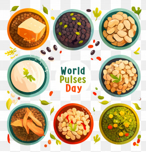 World Pulses Day - World Pulses Day Celebration With Various Pulses PNG