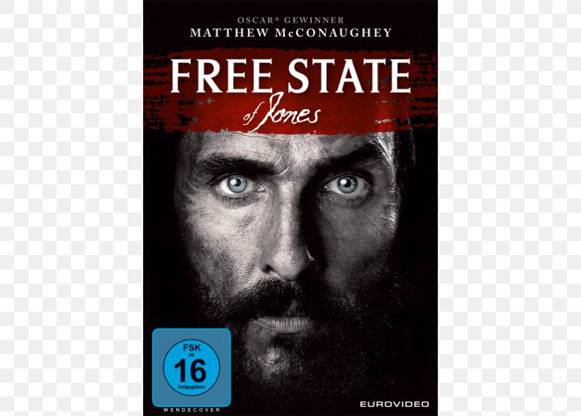 Matthew McConaughey Free State Of Jones The State Of Jones Blu-ray Disc Germany, PNG, 786x587px, 2016, Matthew Mcconaughey, Actor, Beard, Bluray Disc Download Free