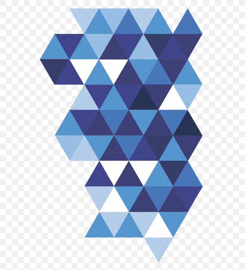 Triangle Point Symmetry Pattern, PNG, 600x904px, Triangle, Area, Blue, Cobalt Blue, Electric Blue Download Free