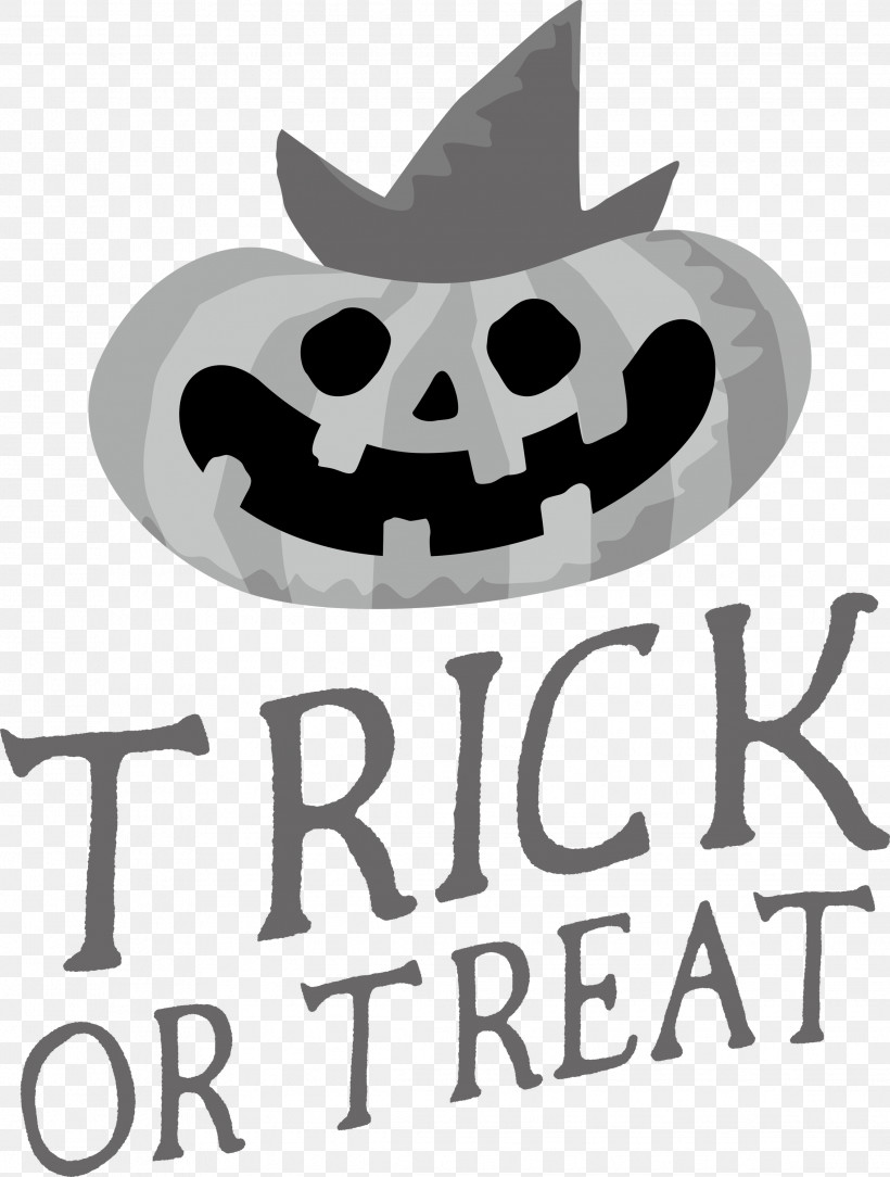 Trick Or Treat Trick-or-treating, PNG, 2268x3000px, Trick Or Treat, Black, Black And White, Character, Logo Download Free