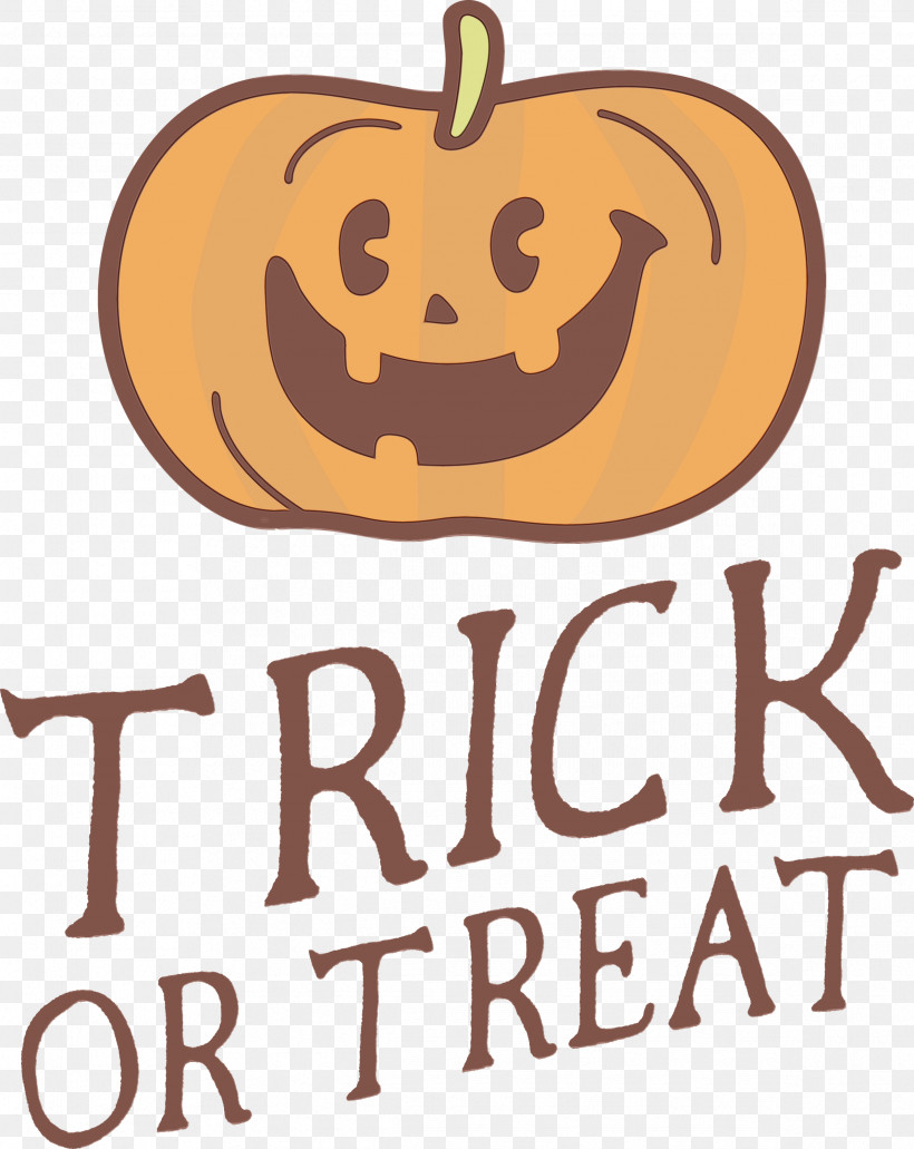 Pumpkin, PNG, 2386x3000px, Trick Or Treat, Biology, Cartoon, Fruit, Happiness Download Free