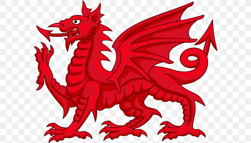 Welsh Dragon, PNG, 600x466px, Welsh Dragon, Animal Figure, Cadwaladr, Dragon, Flag Of Wales Download Free