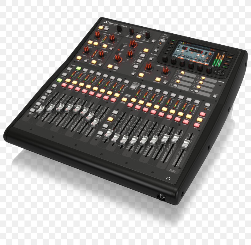 Audio Mixers Digital Mixing Console BEHRINGER X32 PRODUCER Public Address Systems, PNG, 800x800px, Audio Mixers, Audio Equipment, Audio Mixing, Behringer, Behringer X32 Download Free