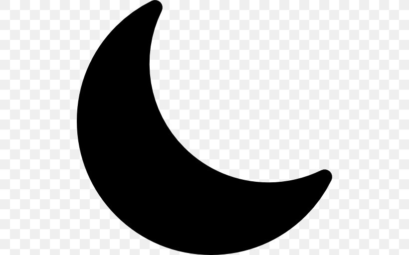 Clip Art, PNG, 512x512px, Crescent, Black, Black And White, Lunar Phase, Monochrome Download Free