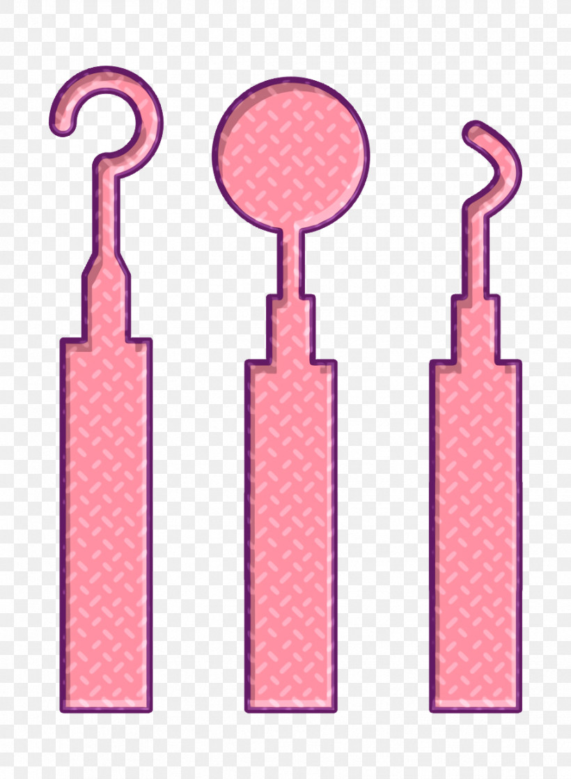 Scraper Icon Dentist Tools Icon Dentistry Icon, PNG, 912x1244px, Scraper Icon, Dentist Tools Icon, Dentistry Icon, Material Property, Pink Download Free