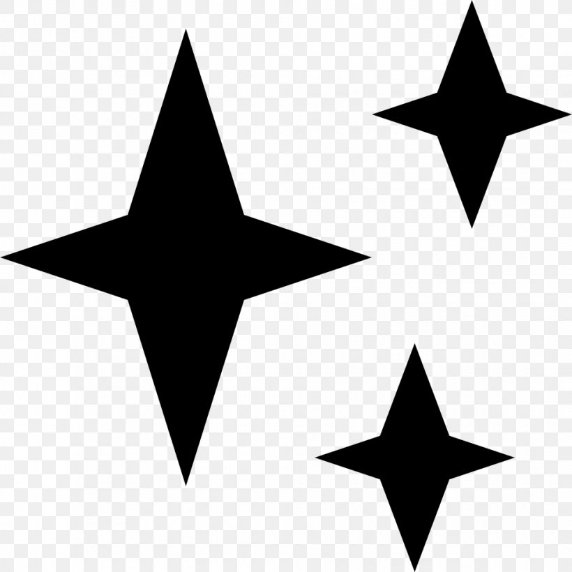 Star, PNG, 980x980px, Star, Black And White, Fivepointed Star, Share Icon, Star Polygons In Art And Culture Download Free