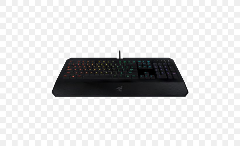 Computer Keyboard Razer DeathStalker Chroma Numeric Keypads Space Bar, PNG, 500x500px, Computer Keyboard, Computer Component, Electronic Device, Electronic Instrument, Electronics Download Free