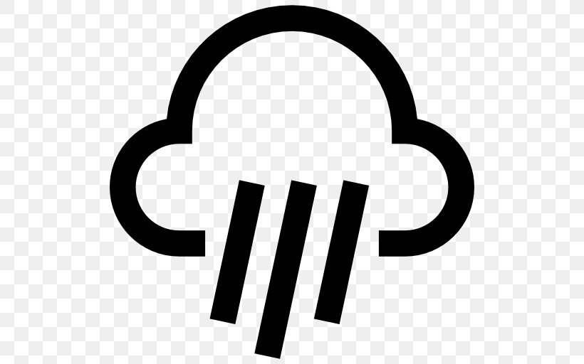 Rain Weather Clip Art, PNG, 512x512px, Rain, Area, Black And White, Brand, Cloud Download Free