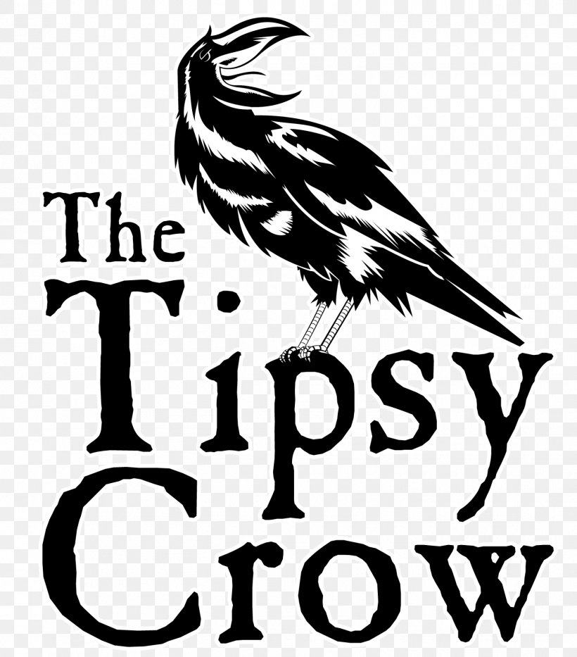 The Tipsy Crow Bar Nightclub Restaurant Area 51 Ultra Lounge, PNG, 1454x1655px, Bar, Artwork, Beak, Bird, Black And White Download Free