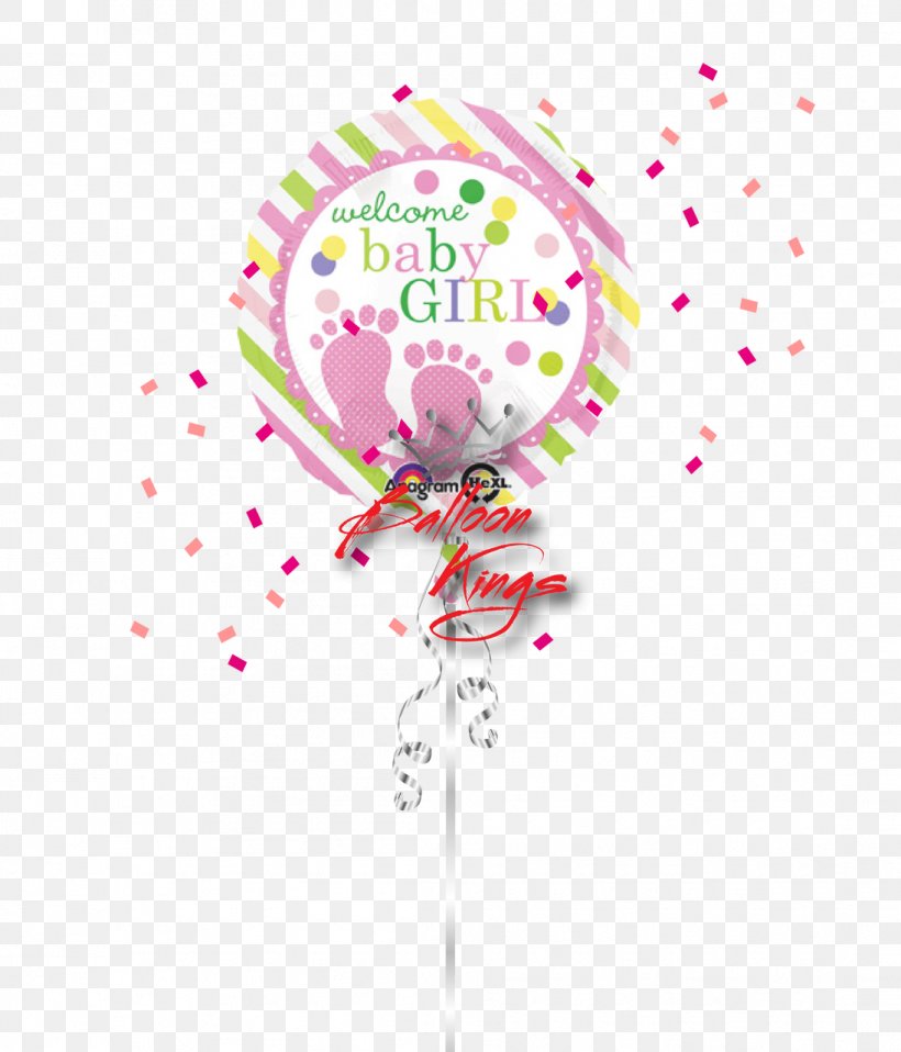 Amscan Baby Feet Foil Balloon Baby Shower Anagram Girl Welcome Baby Balloon, PNG, 1095x1280px, Watercolor, Cartoon, Flower, Frame, Heart Download Free