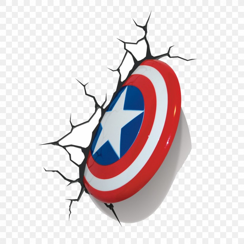 Captain America's Shield Light Marvel Comics Wall, PNG, 1200x1200px, Captain America, Avengers, Captain America The First Avenger, Comics, Led Lamp Download Free