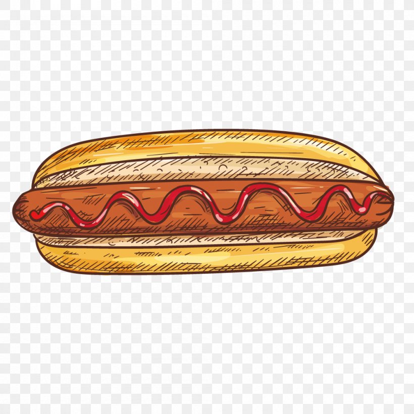 Hot Dog Fast Food Hamburger French Fries, PNG, 1000x1000px, Hot Dog, Bread, Dog, Fast Food, French Fries Download Free