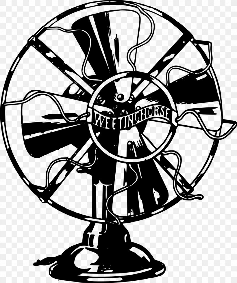 Ceiling Fans Home Appliance Clip Art, PNG, 1070x1280px, Fan, Bicycle Wheel, Black And White, Ceiling Fans, Computer Fan Download Free
