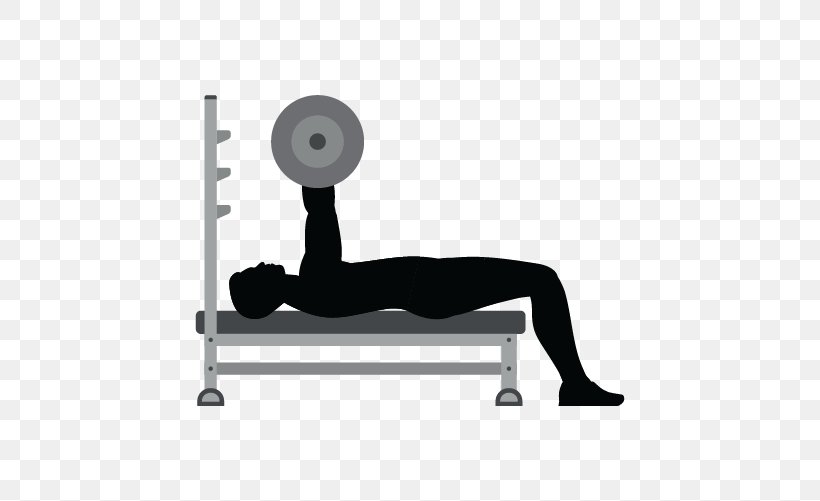 Vector Graphics Bench Press Royalty-free Illustration, PNG, 500x501px, Bench Press, Arm, Balance, Bench, Dumbbell Download Free