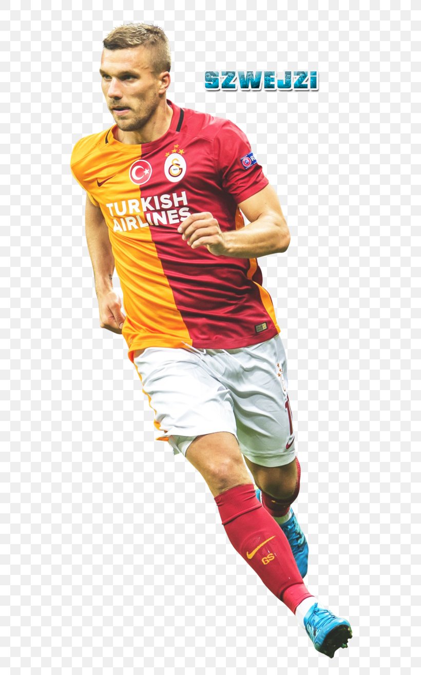 Lukas Podolski Galatasaray S.K. Jersey Football Player, PNG, 607x1315px, Lukas Podolski, Ball, Clothing, Football, Football Player Download Free