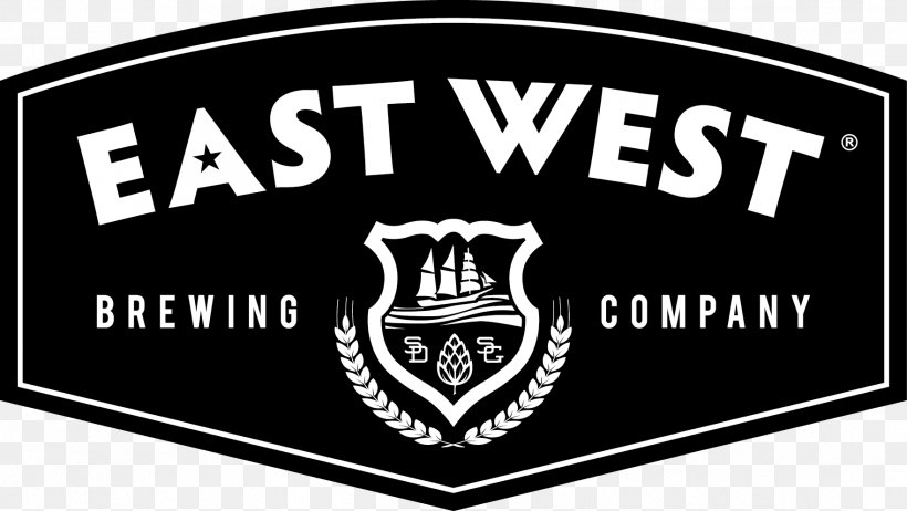 Logo Beer East West Brewing Company Brewery, PNG, 1761x993px, Logo, Area, Beer, Beer Brewing Grains Malts, Black Download Free