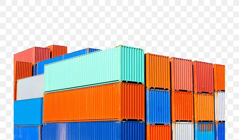 Shipping Container Intermodal Container Cargo Container Port, PNG, 725x483px, Shipping Container, Architecture, Blue, Building, Cargo Download Free