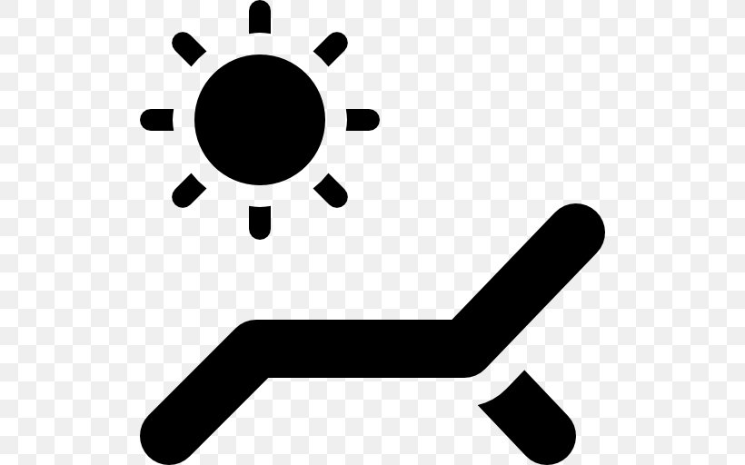 Sun Tanning Clip Art, PNG, 512x512px, Sun Tanning, Black, Black And White, Hotel, Stock Photography Download Free