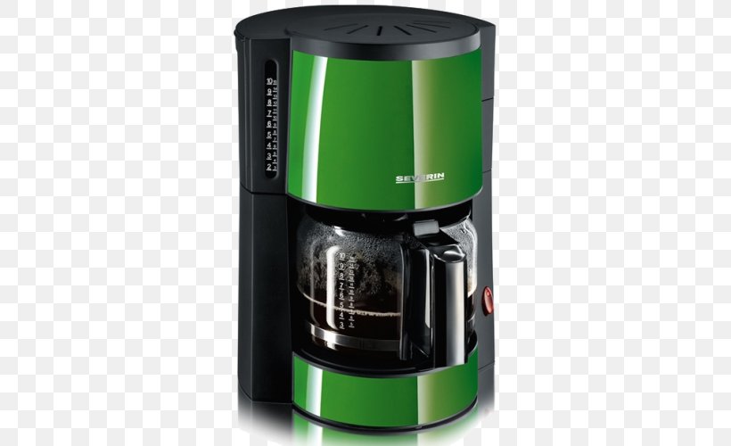 Coffeemaker Cafe Severin Elektro Brewed Coffee, PNG, 500x500px, Coffee, Brewed Coffee, Burr Mill, Cafe, Coffeemaker Download Free