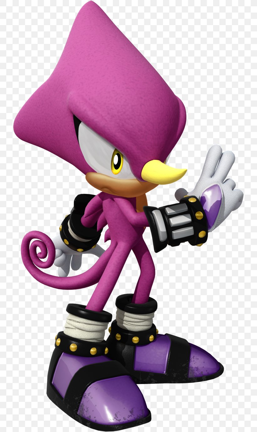 Knuckles' Chaotix Sonic The Hedgehog Sonic Heroes Sonic Generations Espio The Chameleon, PNG, 736x1376px, Knuckles Chaotix, Action Figure, Amy Rose, Cartoon, Charmy Bee Download Free