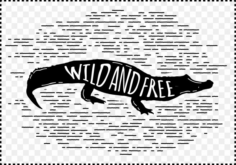 Text Silhouette Illustration, PNG, 1338x934px, Text, Black, Black And White, Crocodile, Dinosaur Download Free