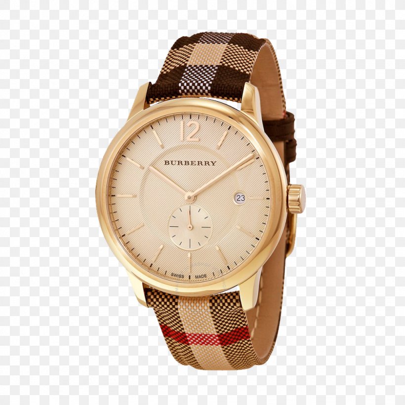Automatic Watch Burberry Clock Chronograph, PNG, 1024x1024px, Watch, Automatic Watch, Beige, Brand, Brown Download Free