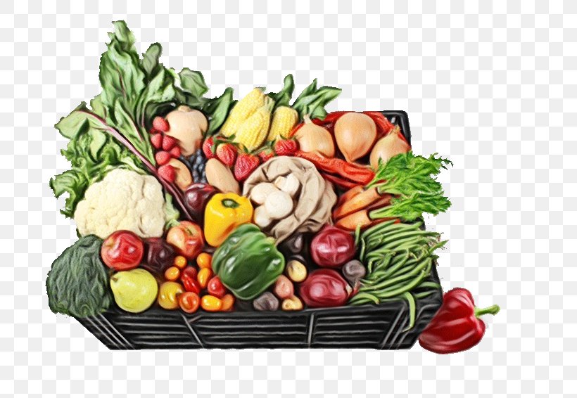Natural Foods Vegetable Food Food Group Vegan Nutrition, PNG, 728x566px, Watercolor, Food, Food Group, Fruit, Local Food Download Free
