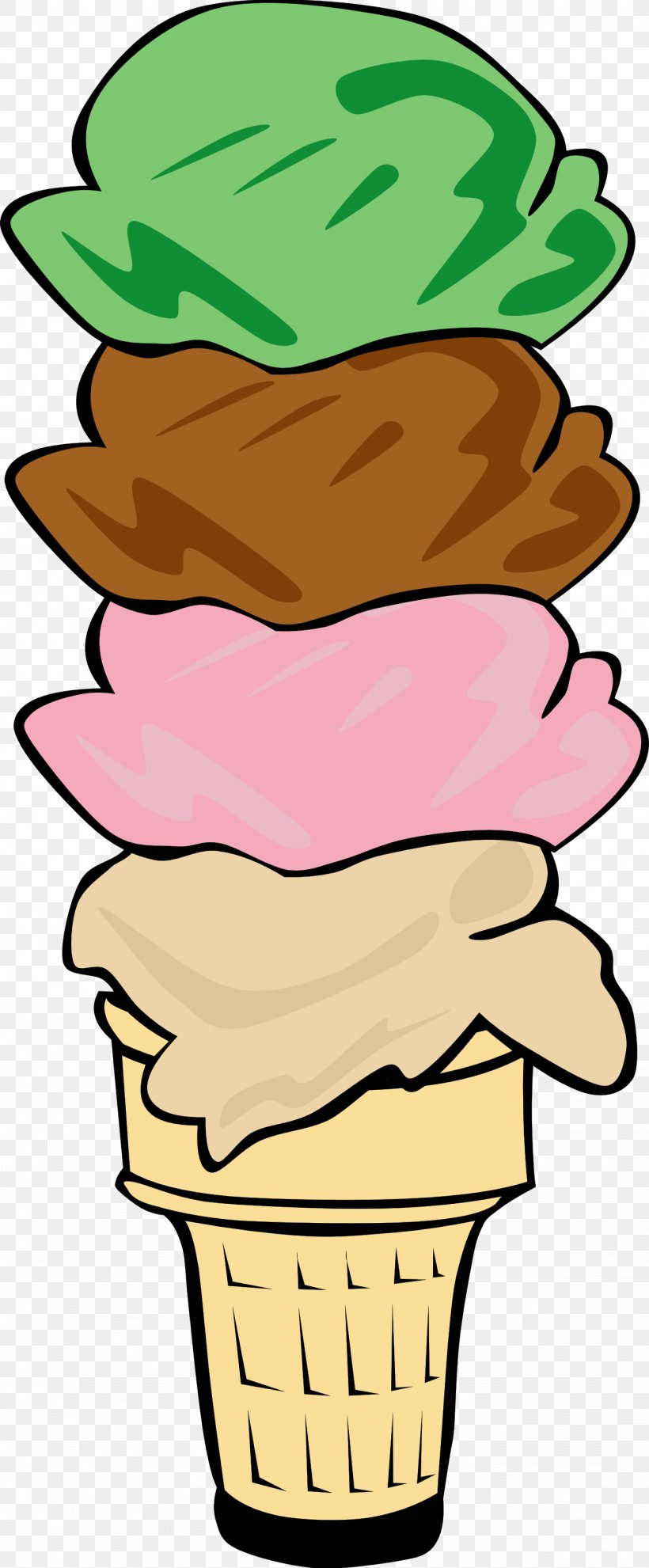 Ice Cream Cone Chocolate Ice Cream Strawberry Ice Cream, PNG, 1331x3217px, Ice Cream, Artwork, Bowl, Chocolate Ice Cream, Cream Download Free