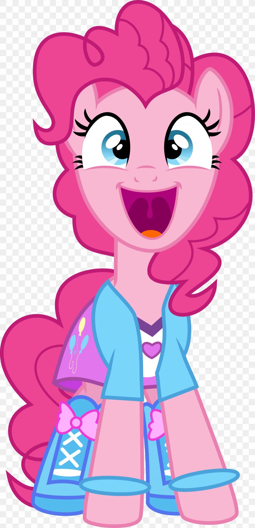 Pinkie Pie Pony Applejack Rarity Rainbow Dash, PNG, 3000x6200px, Watercolor, Cartoon, Flower, Frame, Heart Download Free
