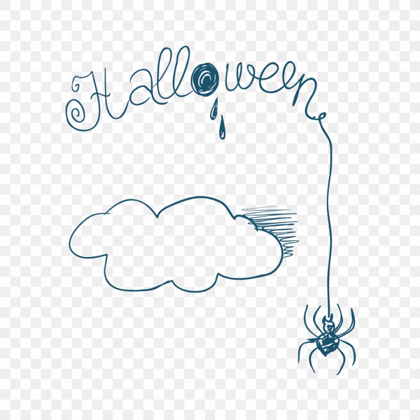 Spider Download Illustration, PNG, 1000x1000px, Spider, Area, Blue, Brand, Logo Download Free