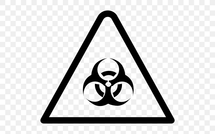 Biological Hazard Hazard Symbol Stock Photography Sign, PNG, 512x512px, Biological Hazard, Area, Black And White, Ebov, Hazard Download Free