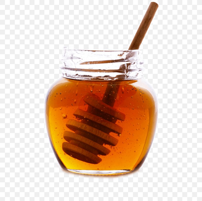 Honeycomb Bee Jar Bottle, PNG, 568x816px, Honey, Bee, Bottle, Comb Honey, Food Download Free